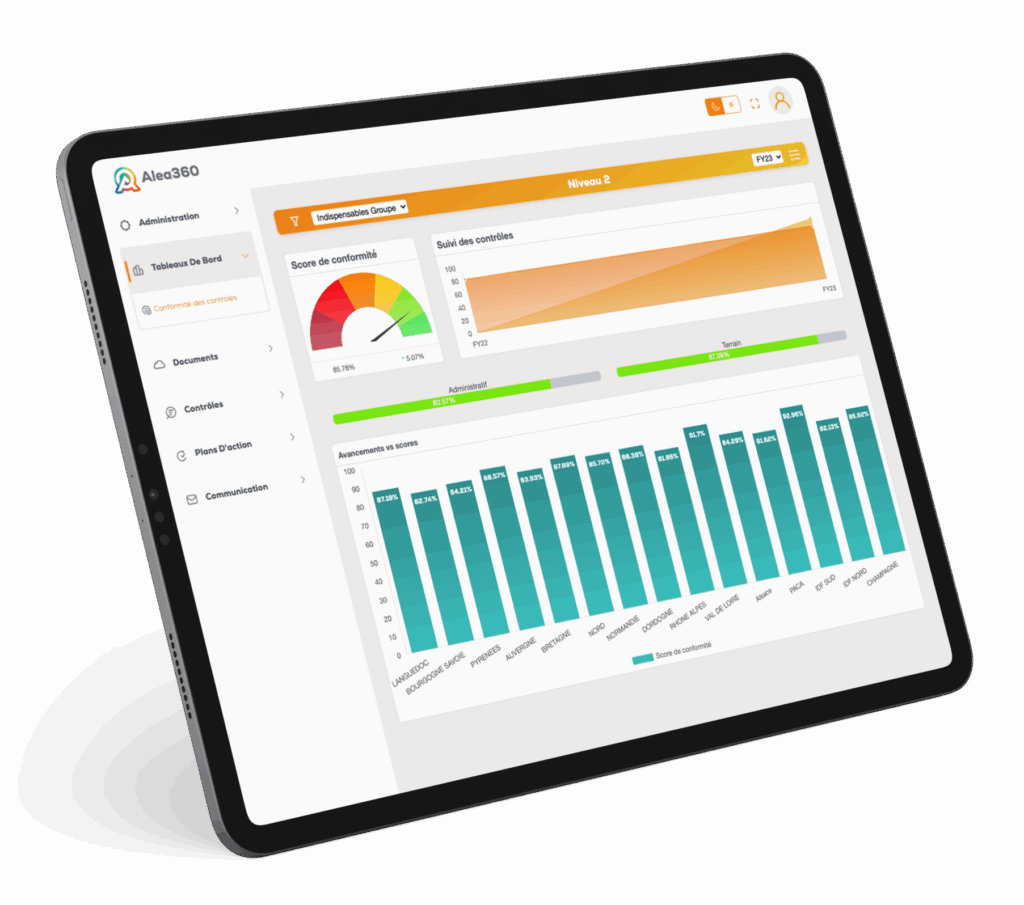device module tableau de bord alea360.io